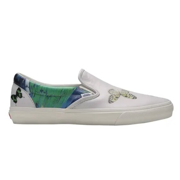 NIB Vans Damien Hirst x Classic Slip-On VLT LX \'Butterfly\' Shoes Men\'s Size 9.5 main image 10